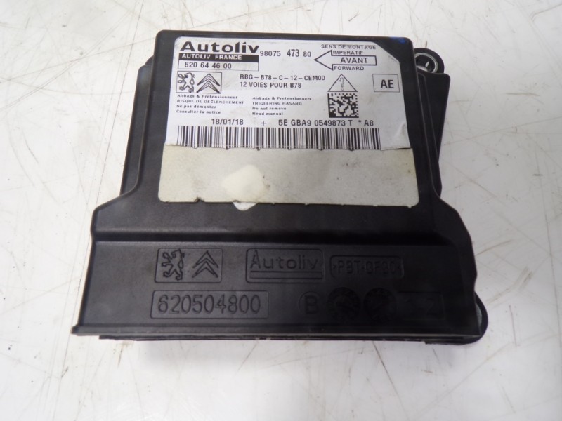 Recambio de centralita airbag para citroën c4 picasso 1.6 blue-hdi fap referencia OEM IAM 9807547380 9807547380 