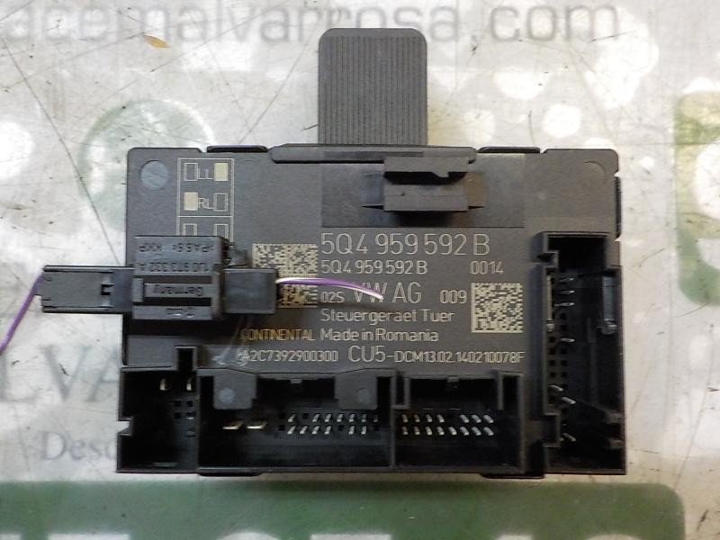 Recambio de modulo electronico para seat leon (5f1) 1.6 tdi referencia OEM IAM 5Q4959592BZ00 5Q4959592B 