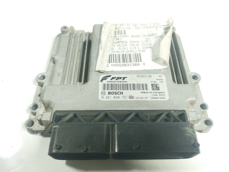 Recambio de centralita motor uce para alfa romeo giulietta (940_) 1.6 jtdm (940fxd1a) referencia OEM IAM 55263136 55263136 