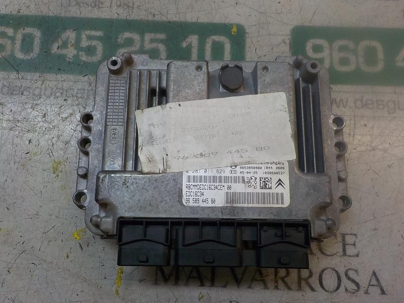 Recambio de centralita motor uce para citroën c4 coupe 1.6 hdi cat (9hy / dv6ted4) referencia OEM IAM   