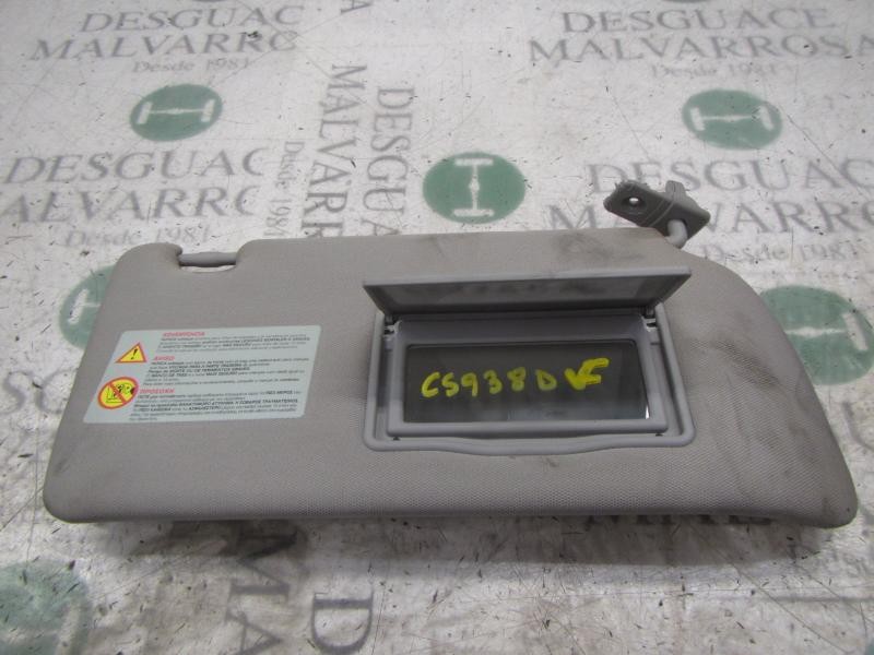 Recambio de parasol derecho para nissan pathfinder (r51) 2.5 dci xe referencia OEM IAM   