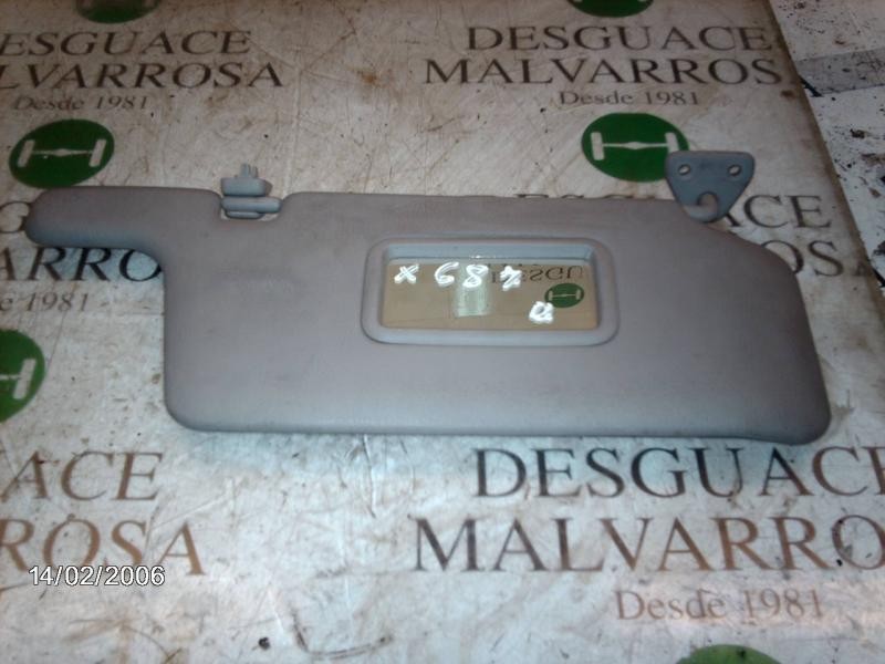 Recambio de parasol derecho para nissan primera berlina (p11) gx referencia OEM IAM   