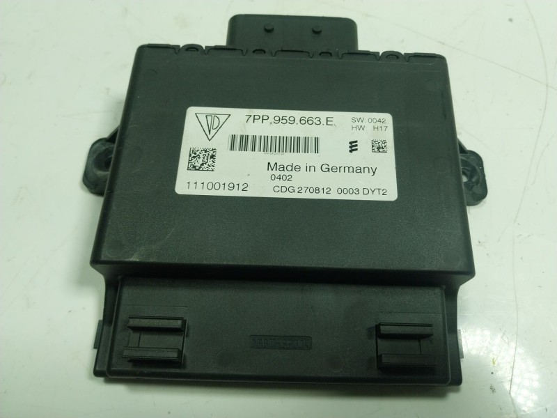 Recambio de modulo electronico para porsche panamera 3.0 v6 tdi cat referencia OEM IAM 7PP959663E 7PP959663 