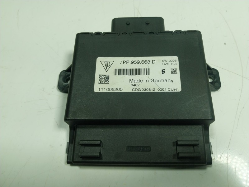 Recambio de modulo electronico para porsche panamera 3.0 v6 tdi cat referencia OEM IAM 7PP959663D 7PP959663 
