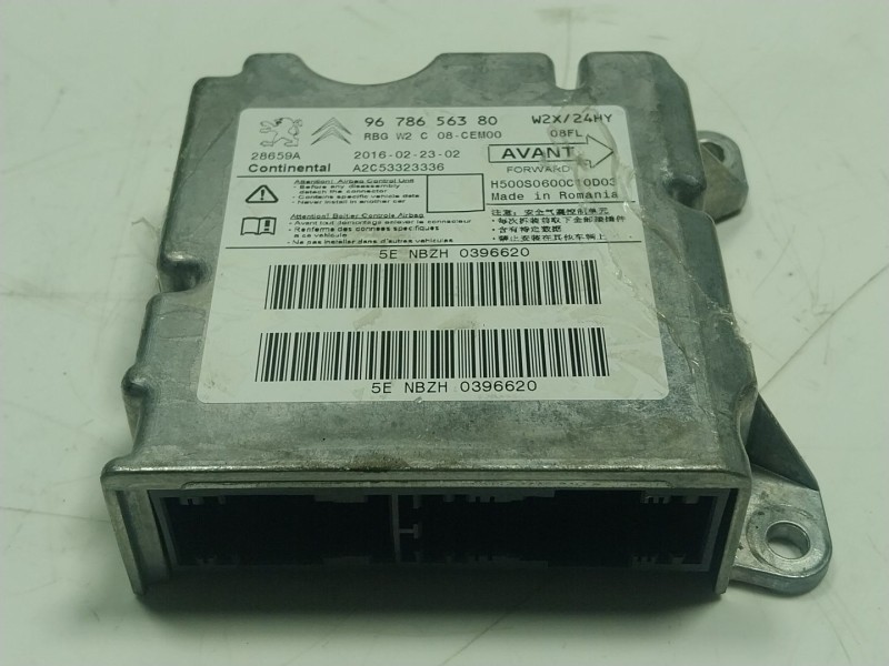 Recambio de centralita airbag para peugeot 508 i (8d_) 1.6 bluehdi 120 referencia OEM IAM 9678656380 9678656380 