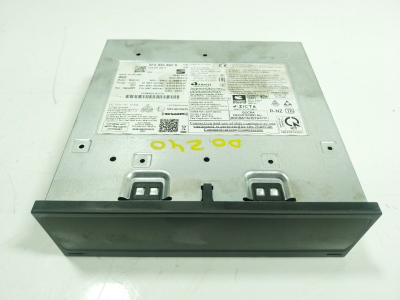 Recambio de sistema navegacion gps para cupra formentor (km7, kmp) 1.5 tsi referencia OEM IAM 5FA035862K 5FA035862D 