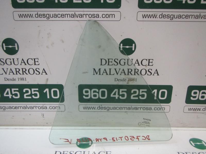 Recambio de cristal custodia trasero izquierdo para toyota corolla hybrid referencia OEM IAM 6812402470  