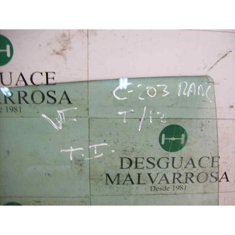 Recambio de cristal puerta trasero izquierdo para mercedes clase c (w203) familiar 1.8 cat referencia OEM IAM   