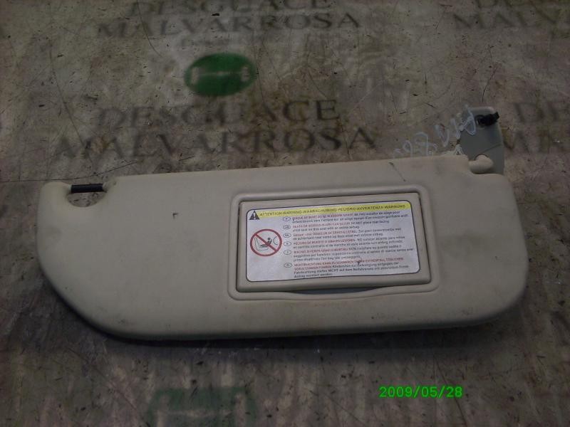 Recambio de parasol derecho para citroen c4 berlina collection referencia OEM IAM   