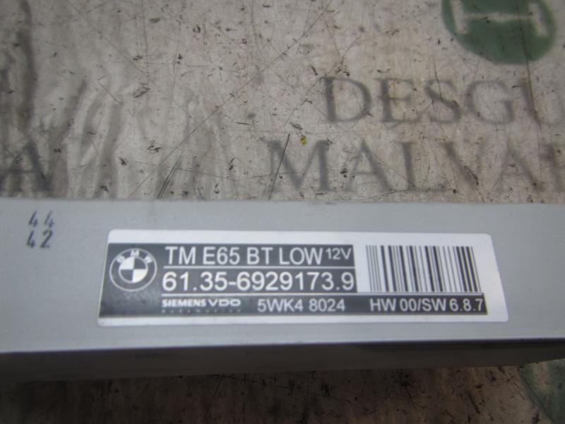 Recambio de modulo electronico para bmw serie 7 (e65/e66) 730d referencia OEM IAM 61356929173 61356964139 5WK48024