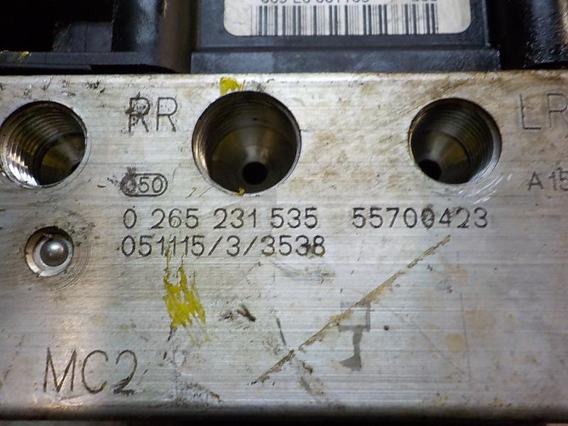 Recambio de abs para fiat grande punto (199) 1.4 cat referencia OEM IAM 0265800421 71736524 0265800421