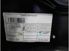 Recambio de elevalunas delantero izquierdo para mercedes clase m (w164) 3.5 v6 cat referencia OEM IAM A2518200742 A1647201179  2