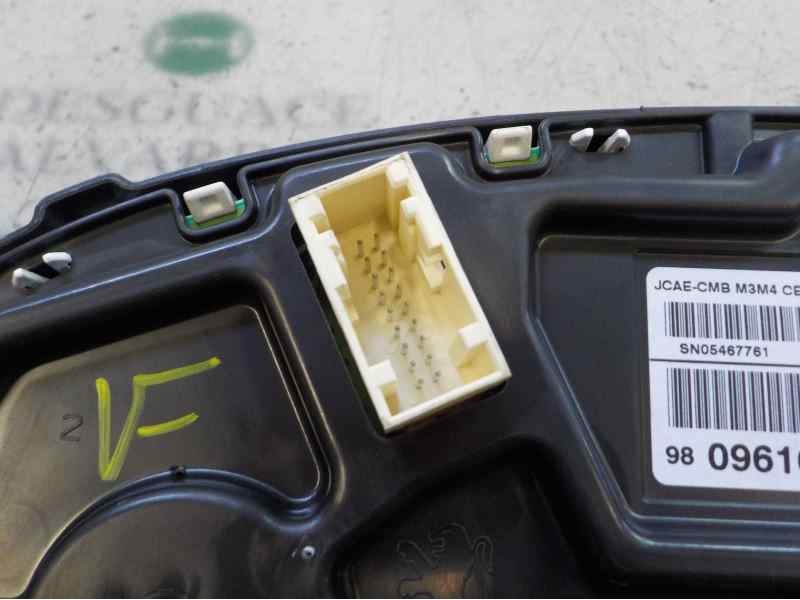Recambio de cuadro instrumentos para citroen c-elysée 1.2 12v vti referencia OEM IAM  9809616680 