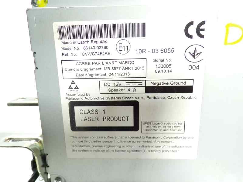 Recambio de sistema navegacion gps para toyota auris 1.8 16v cat (híbrido) referencia OEM IAM   