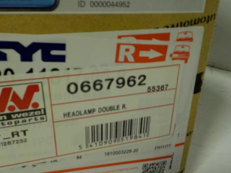 Recambio de faro derecho para bmw serie 3 berlina (e90) 325i referencia OEM IAM 0667962  