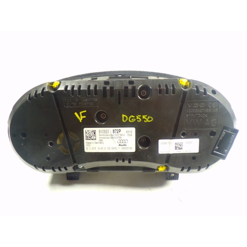 Recambio de cuadro instrumentos para audi a3 sportback (8vf) 1.6 tdi referencia OEM IAM 8V0920872P 8V0920872P A2C99177000