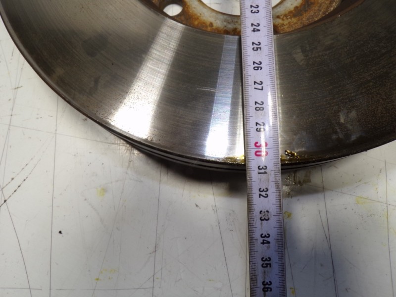 Recambio de disco freno delantero para volkswagen touareg (7la) tdi r5 referencia OEM IAM  7H0615301D 