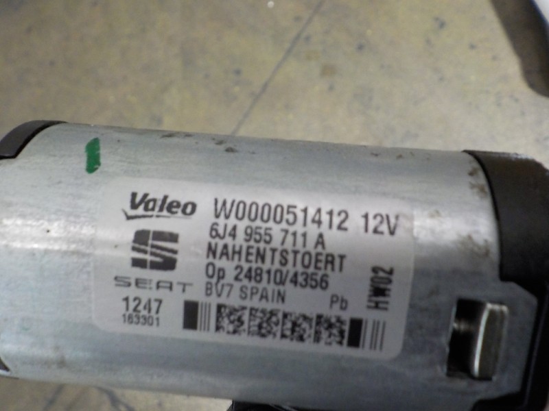 Recambio de motor limpia trasero para seat ibiza (6p1) 1.0 referencia OEM IAM 6J4955711A 6J4955711A W000051412