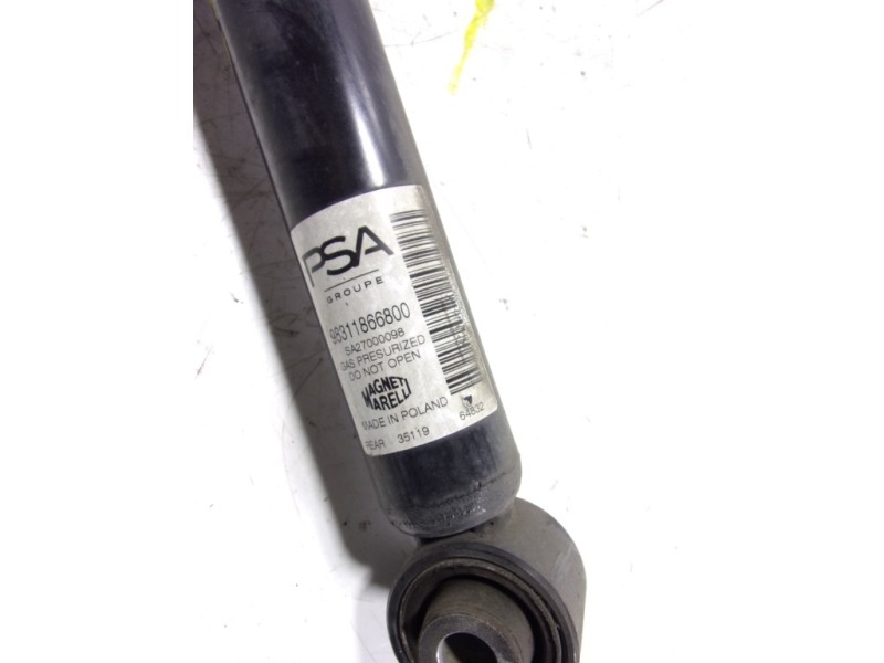 Recambio de amortiguador trasero derecho para peugeot 208 (p2) 1.2 puretech referencia OEM IAM 98311866800 9831186680 