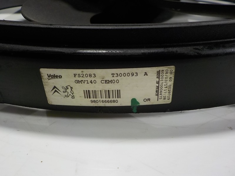 Recambio de electroventilador para peugeot 2008 (--.2013) 1.6 blue-hdi fap referencia OEM IAM 9801666680 9801666680 