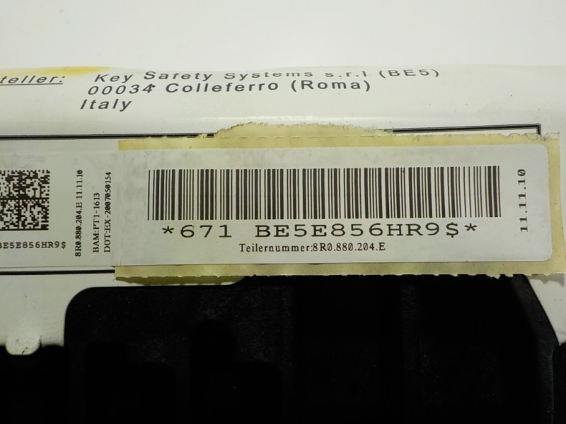 Recambio de airbag delantero derecho para audi q5 (8r) 3.0 tdi referencia OEM IAM 8R0880204E  