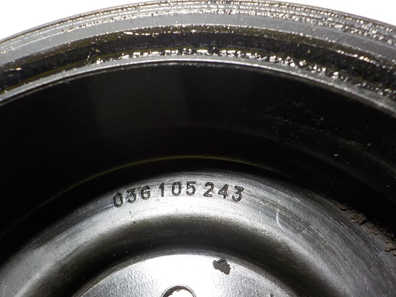 Recambio de polea cigueñal para seat leon (5f1) 1.6 tdi referencia OEM IAM 03G105243 04L105243 