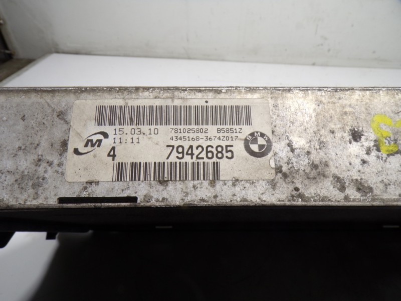 Recambio de radiador agua para bmw serie 1 berlina (e81/e87) 116d referencia OEM IAM 7942685 17117788903 