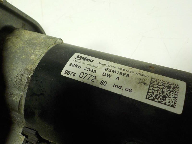 Recambio de motor arranque para peugeot 308 1.2 12v e-thp referencia OEM IAM 9674077280  
