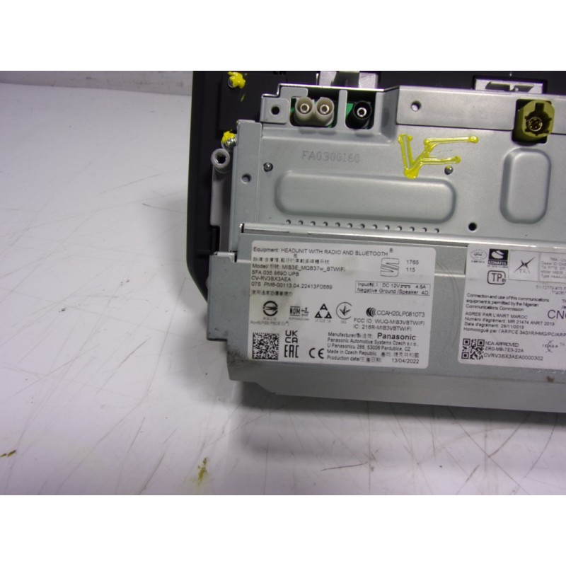 Recambio de pantalla multifuncion para seat leon (kl1) 2.0 tdi referencia OEM IAM 5FA035889D  