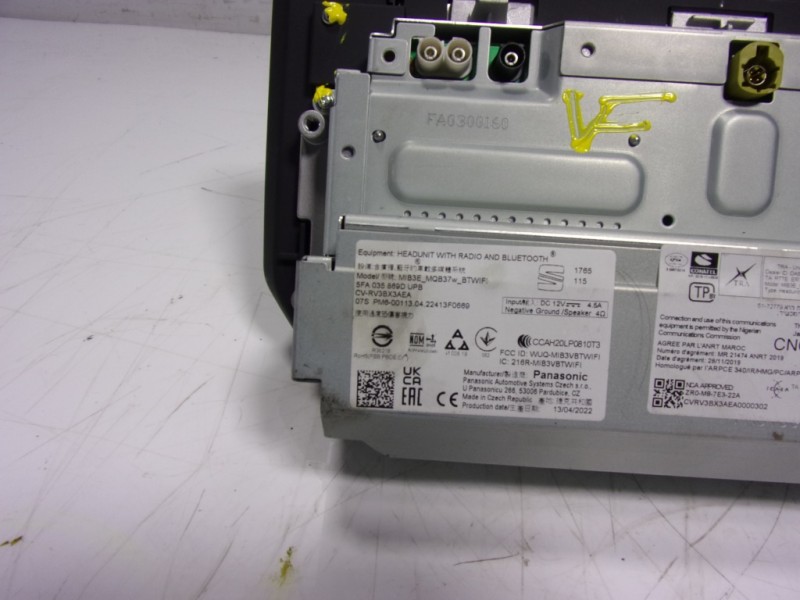 Recambio de pantalla multifuncion para seat leon (kl1) 2.0 tdi referencia OEM IAM 5FA035889D  