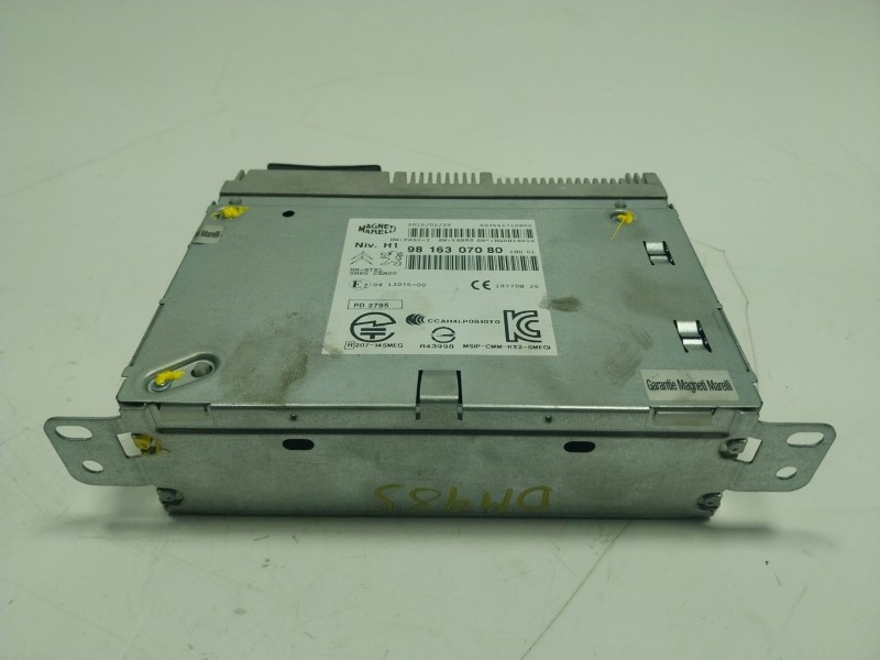 Recambio de sistema audio / radio cd para peugeot 508 i (8d_) 1.6 bluehdi 120 referencia OEM IAM 1681017580 9816307080 