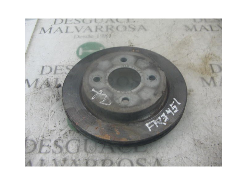 Recambio de disco freno trasero para ford cougar (mc) 2.5 v6 24v cat referencia OEM IAM   