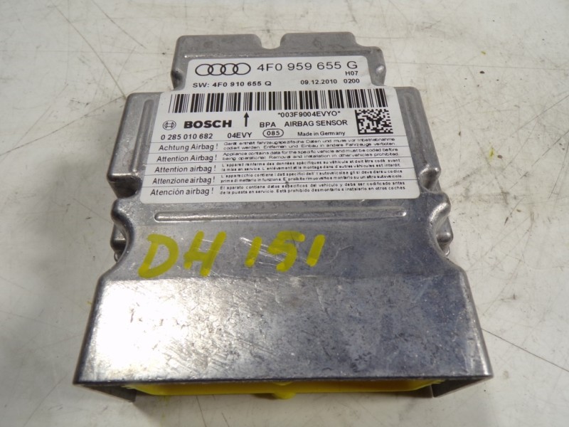 Recambio de centralita airbag para audi a6 avant (4f2) 2.0 16v tdi referencia OEM IAM 4F0910655QZ0A 4F0910655G 0285010682