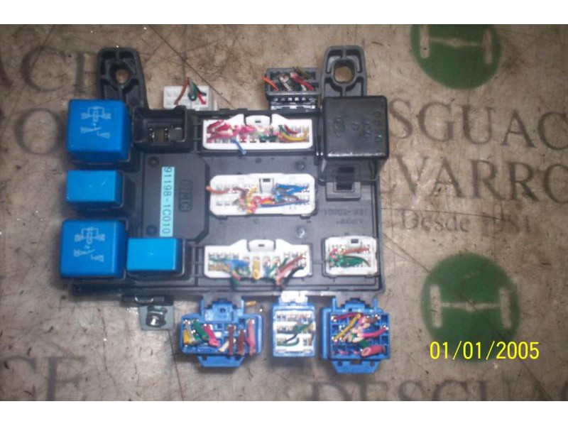 Recambio de caja reles / fusibles para hyundai getz (tb) 1.3 gls referencia OEM IAM 911981C010 911981C010 