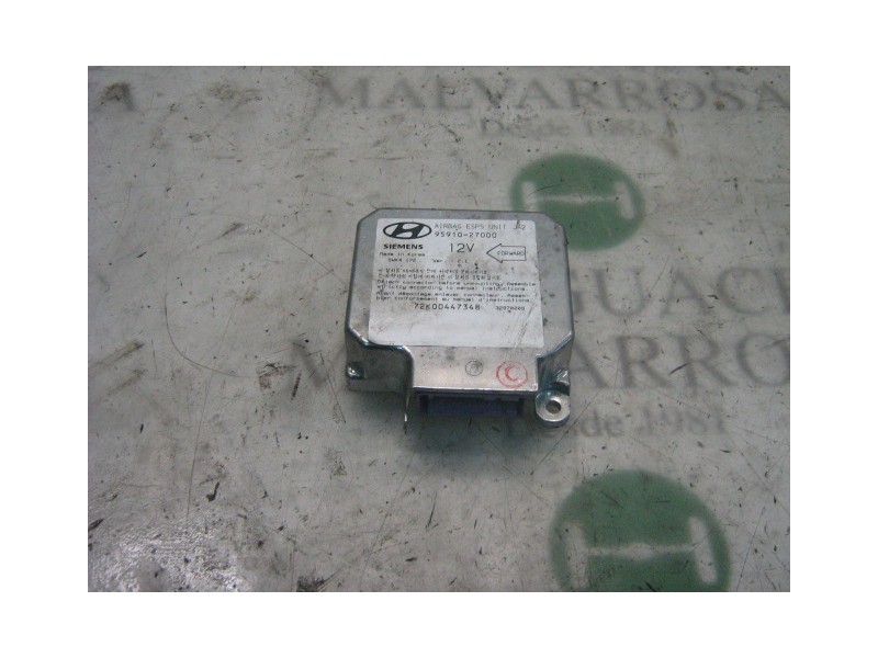 Recambio de centralita airbag para hyundai coupe (j2) 2.0 fx coupe referencia OEM IAM 9591027000 72K00447348 72K00447348