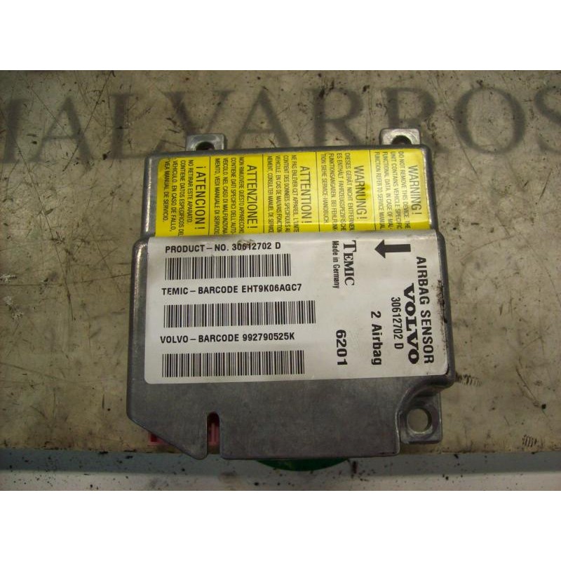 Recambio de centralita airbag para volvo s40 berlina 1.9 d referencia OEM IAM   