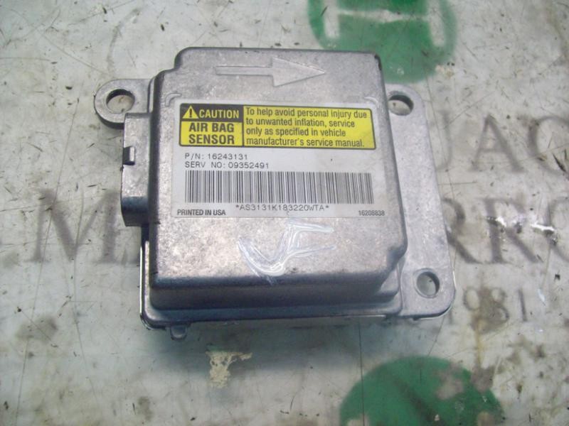 Recambio de centralita airbag para chevrolet camaro coupe piel referencia OEM IAM  16243131 