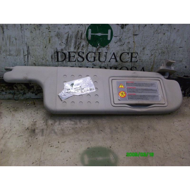 Recambio de parasol derecho para renault laguna ii (bg0) dynamique referencia OEM IAM   