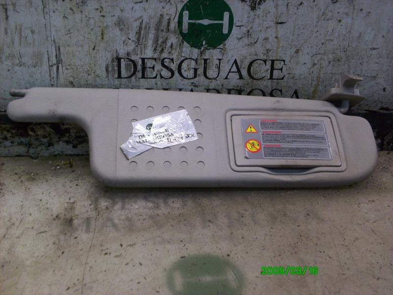 Recambio de parasol derecho para renault laguna ii (bg0) dynamique referencia OEM IAM   