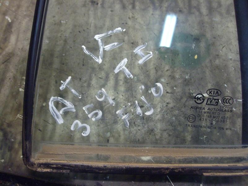 Recambio de cristal puerta trasero izquierdo para kia rio ls berlina (5-ptas.) referencia OEM IAM   