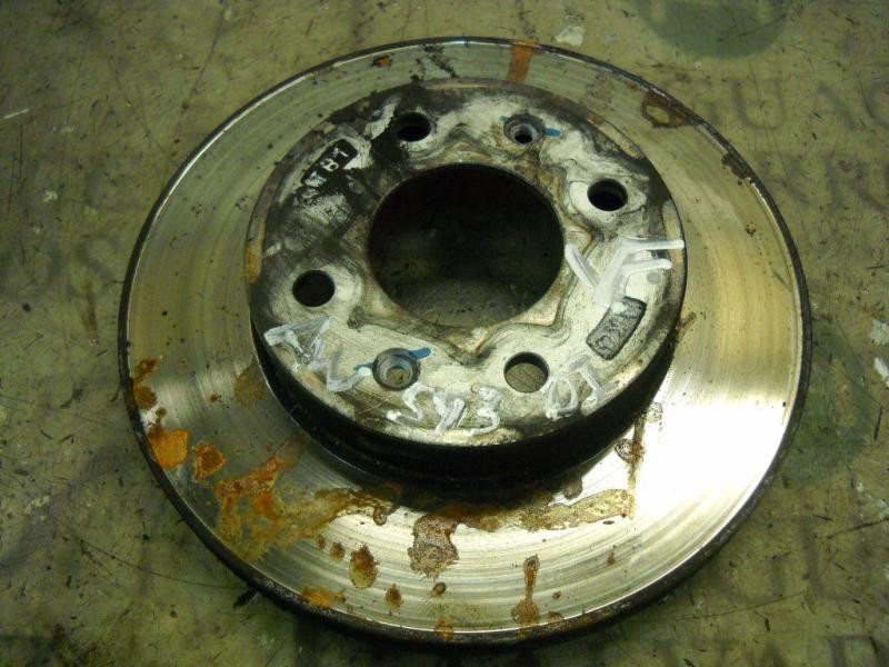 Recambio de disco freno delantero para hyundai getz (tb) 1.1 gl referencia OEM IAM 517121C000  