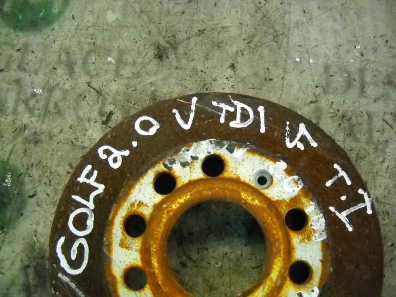 Recambio de disco freno trasero para volkswagen golf v berlina (1k1) 2.0 tdi referencia OEM IAM   