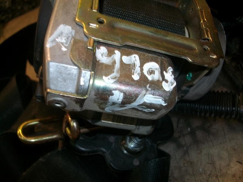 Recambio de cinturon seguridad delantero para ford fiesta (cbk) trend referencia OEM IAM   