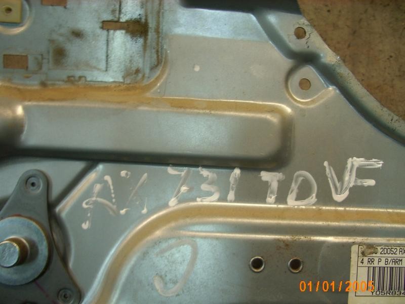 Recambio de elevalunas trasero derecho para hyundai elantra (xd) 2.0 crdi gls (4-ptas.) referencia OEM IAM 834022D010  