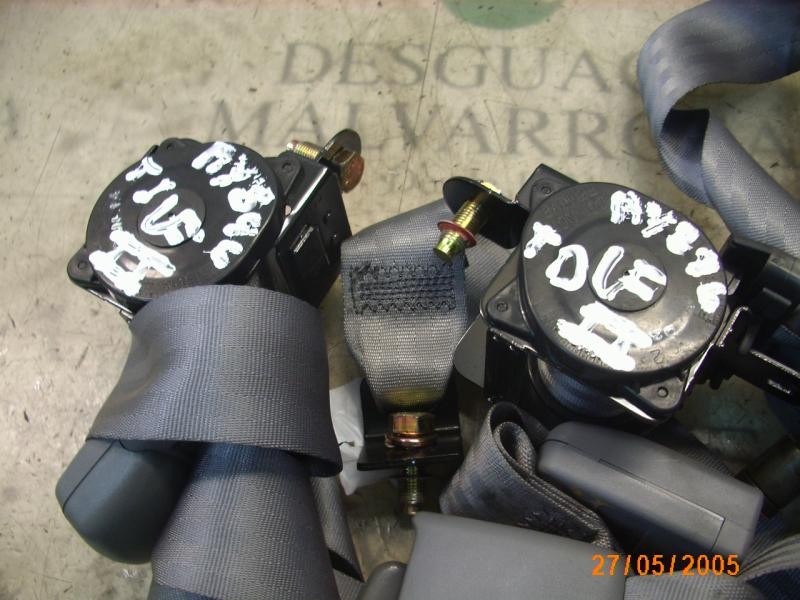 Recambio de cinturon seguridad trasero para kia carens 2.0 crdi ex monovolumen referencia OEM IAM 0K2FA5733044  