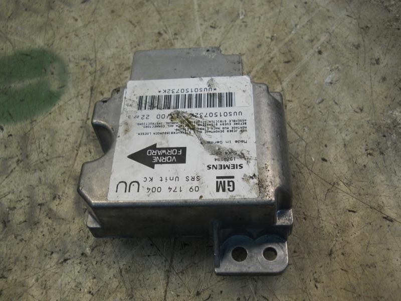 Recambio de centralita airbag para opel astra g berlina 2.0 dti referencia OEM IAM   
