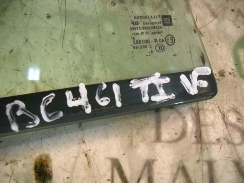 Recambio de cristal puerta trasero izquierdo para opel astra h berlina cosmo referencia OEM IAM   