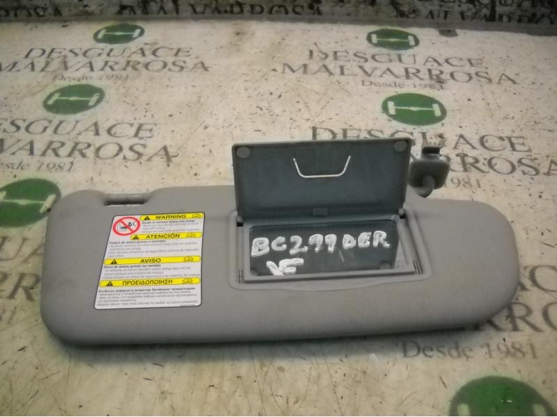 Recambio de parasol derecho para mazda 3 berlina (bk) 1.6 crdt active referencia OEM IAM   