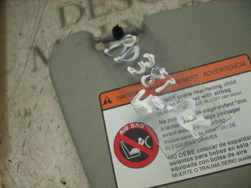 Recambio de parasol derecho para chevrolet aveo lt referencia OEM IAM   