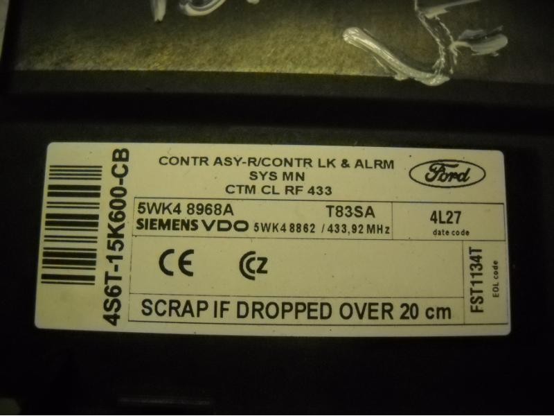 Recambio de modulo electronico para ford fusion (cbk) elegance referencia OEM IAM   